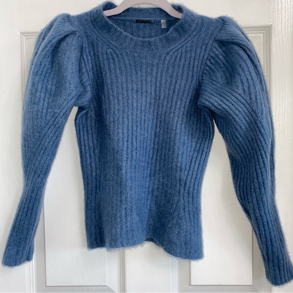 Elie Tahari Cashmere Sweater with puff sleeves
